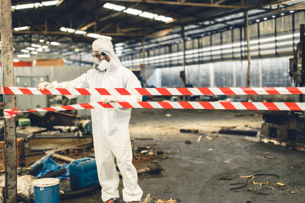 Professional Biohazard technician working in Old Hickory, TN